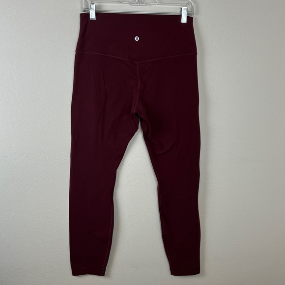Lululemon Align Pant 25" Red Merlot - Picture 3 of 5